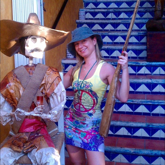 Tank dress, with rhinestones