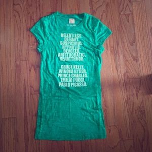 Rare New E.vil Green Scorpio Burnout tee Medium