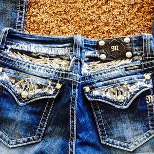 Miss me jeans size 29 length 35-