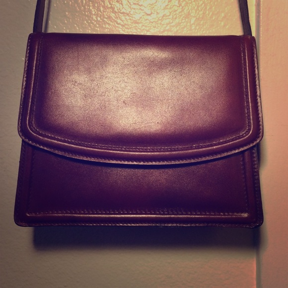Vintage Burgundy Handbag
