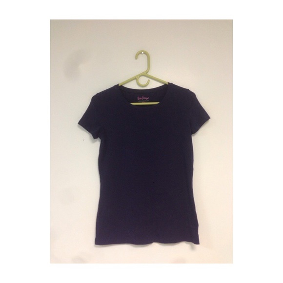Lilly Pulitzer Tops - Navy Lilly Pulitzer Tee