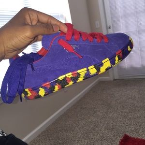 Suede puma splatter size 7.5 men