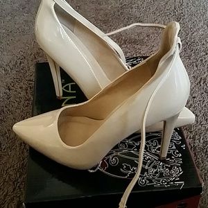 Tan pumps