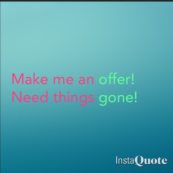 Make me an offer!