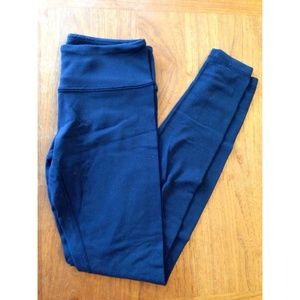 Lululemon Navy Wunder Under Pant