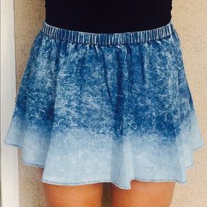 Medium acid wash skirt from Forever 21