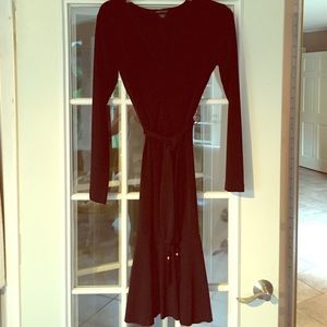 Moda International Ruched Tassel Dress