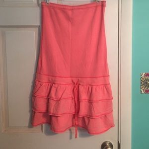 VS Pink ruffle tube dress