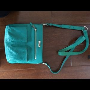 Cole Haan  Tiffany Blue Leather Cross Body Purse