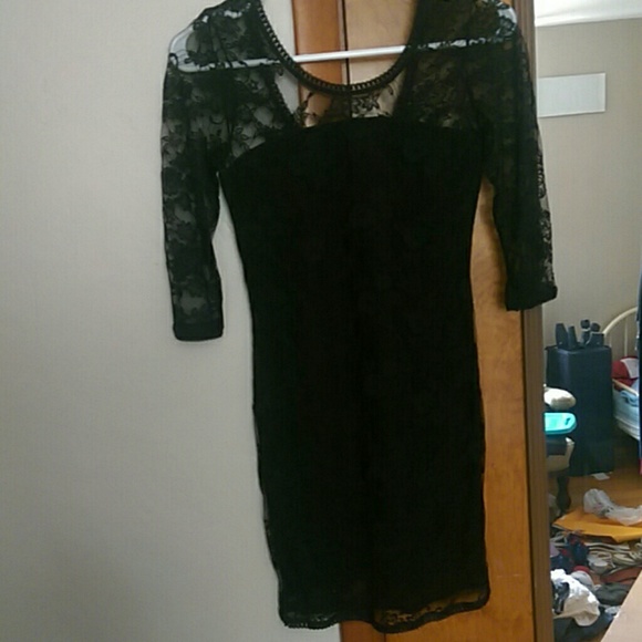 Lacy black dress