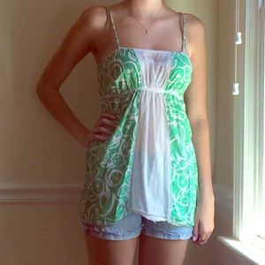 Cute green summer tank!