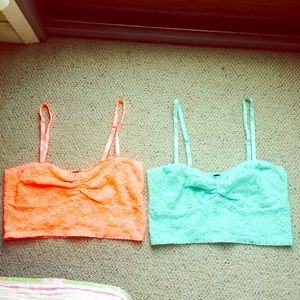 🚫🚫🚫Two Forever 21 bralettes🚫🚫🚫