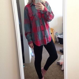 Oversized vintage flannel