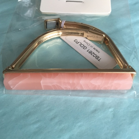 Pink Marble Stick Bar Bracelet - Picture 3 of 4