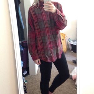 Vintage oversized flannel