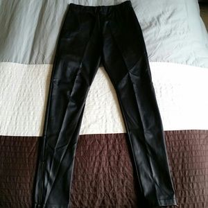 H&m divided pleather pants