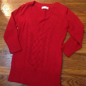 Old Navy Vneck red sweater