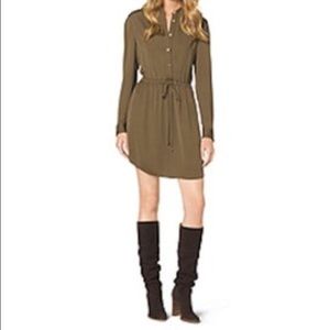 MICHAEL KORS olive green dress!