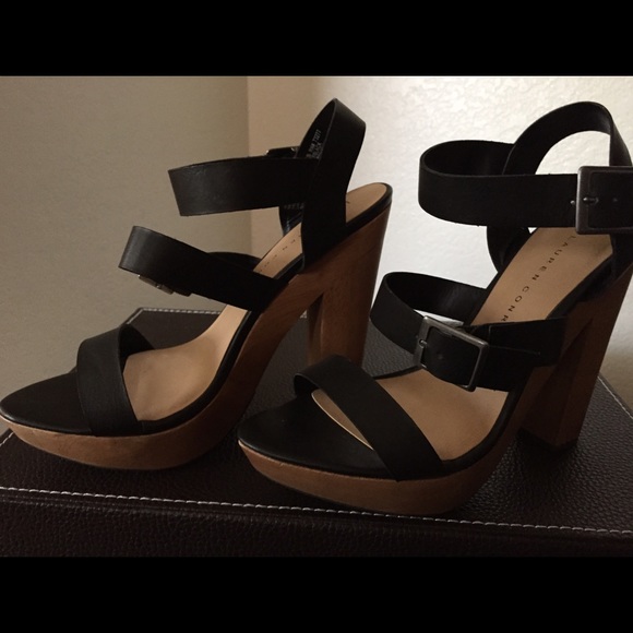Lauren Conrad Shoes - 🆕Lauren Conrad Leather Strappy Heels! 🔥