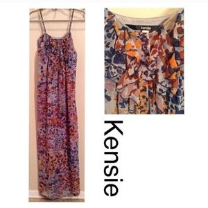 SOLD   Kensie Chiffon Maxi Dress