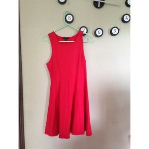 Red forever 21 skater dress
