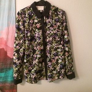 Urban Outfitters floral button-up