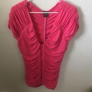 Torrid size 0 top with front zipper