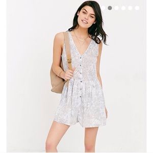 Urban Outfitters Floral Ecote Romper