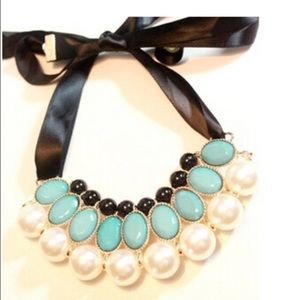 ๐sale๐Turquoise , black & big pear necklace