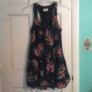 Gilly Hicks chiffon ruffle sun dress