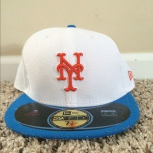 New era mets fitted cap