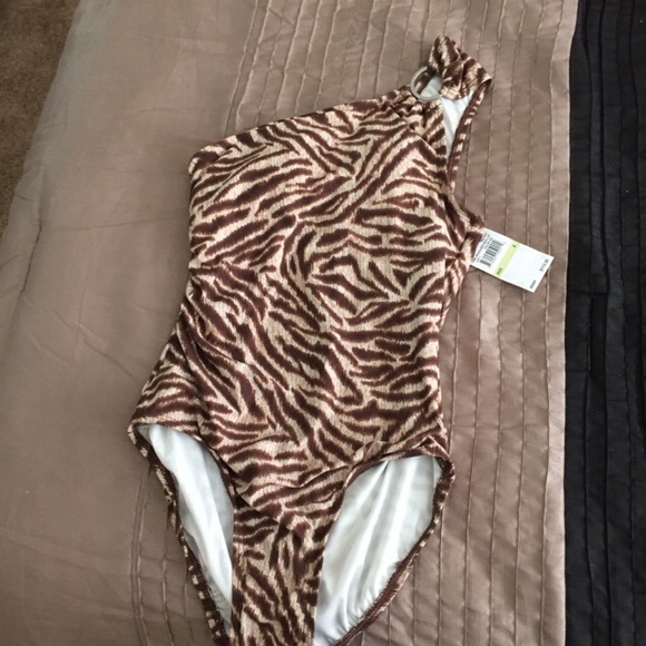 Michael Kors One Strap, One Piece Swimsuit Size 4