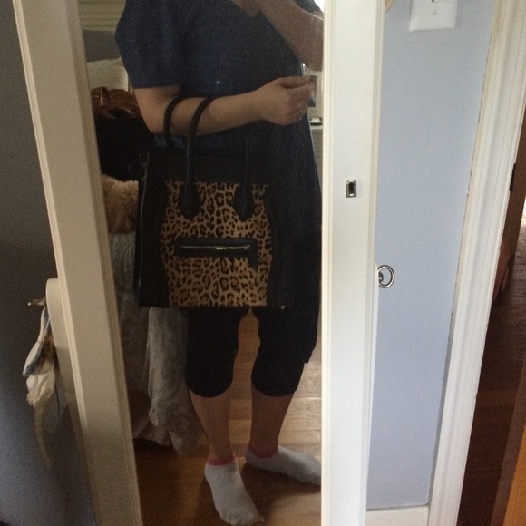 Bags - Leopard and black handbag Bags - Leopard and black handbag
