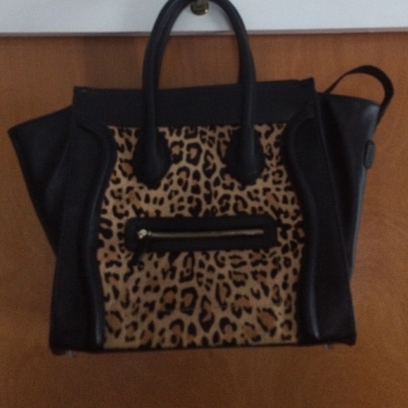 Bags - Leopard and black handbag Bags - Leopard and black handbag