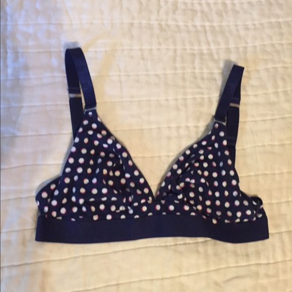 Splendid Color Splash Bralette- Blue- Small - Picture 3 of 4