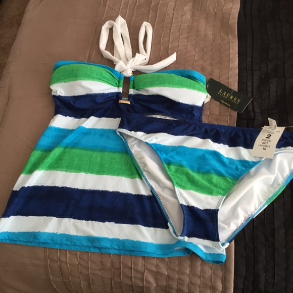 SOLD!!! Ralph Lauren Tankini Size 10