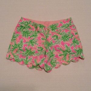 Lilly Pulitzer buttercup shorts, size 00