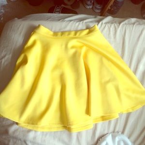 Yellow skirt