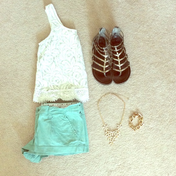 Teal/green Shorts