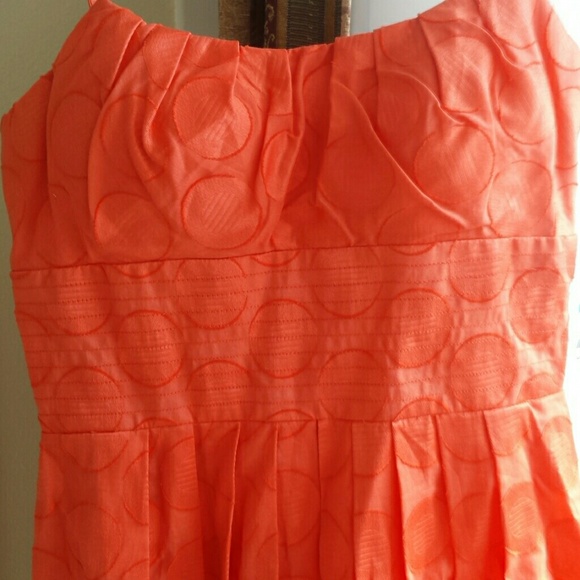 Orange poka-dot dress - Picture 2 of 3