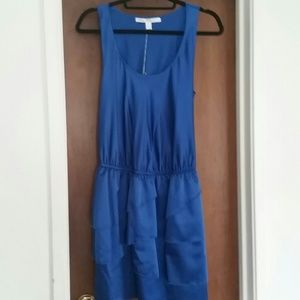 Sky blue ruffle dress