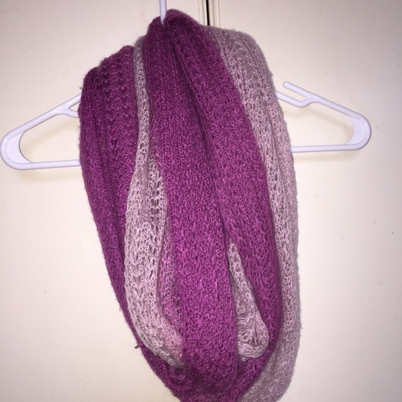 F21 Purple-Pink ombré infinity scarf