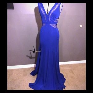 ‼️Royal Blue & Nude BCBG Gown, Size 6