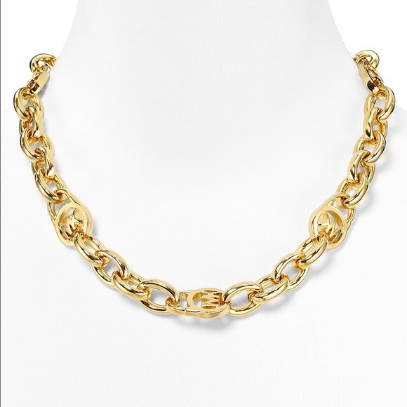 Michael Kors gold chain necklace