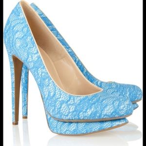 Nicholas Kirkwood Lace Covered Pumps