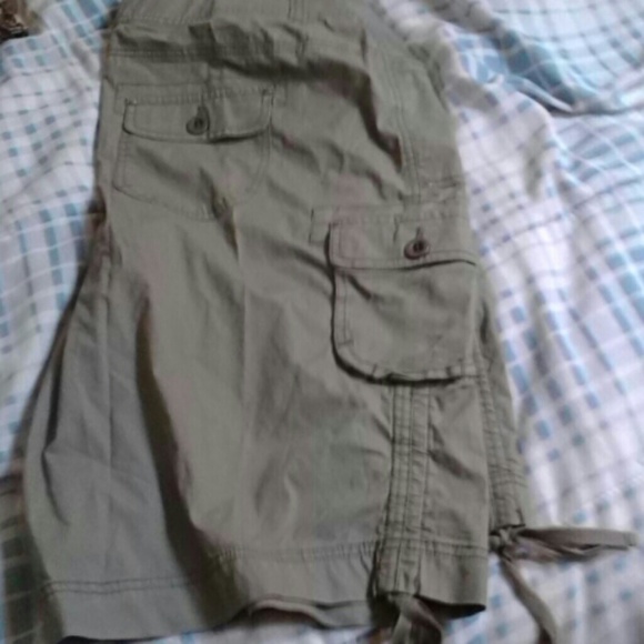 Womens Grey cargo shorts