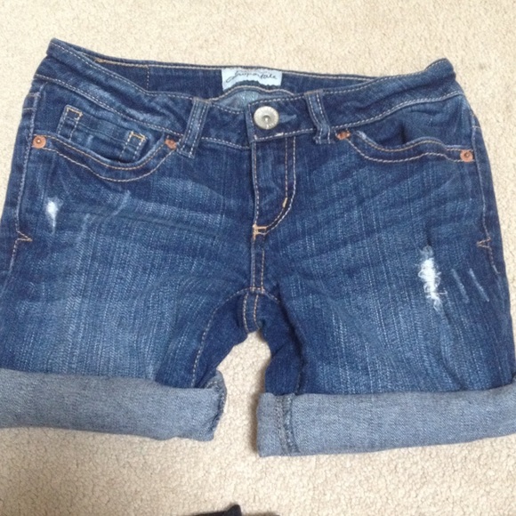 denim shorts