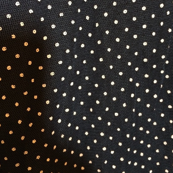Charlotte Russe black dress with tan polka dots - Picture 2 of 2