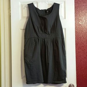 Olive green, knee-length, plus size dress