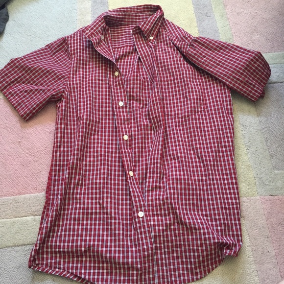 Men's Plaid Button Up